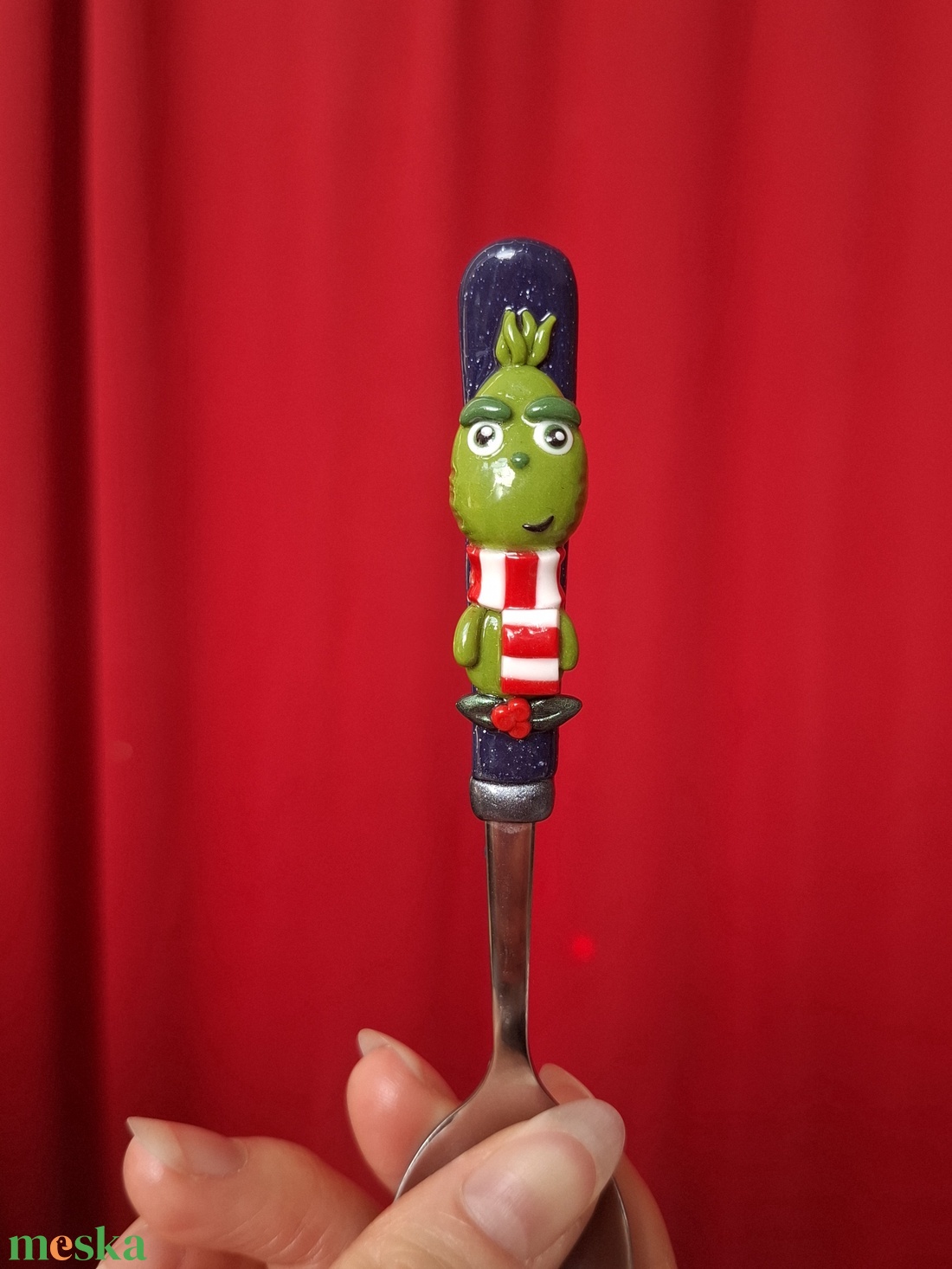 Grincs kiskanál - otthon & életmód - konyhafelszerelés, tálalás - tálalás - kanál & villa - Meska.hu