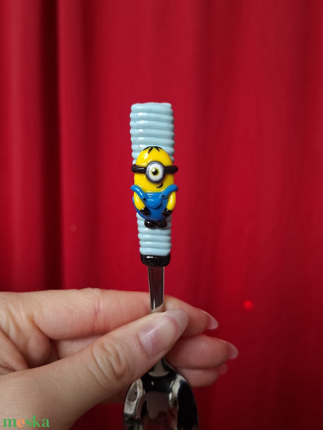 Minion kiskanál - otthon & életmód - konyhafelszerelés, tálalás - tálalás - kanál & villa - Meska.hu