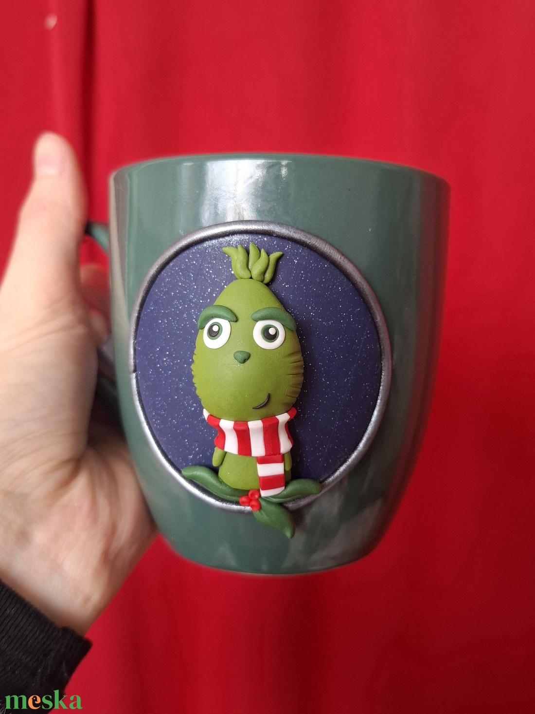 Grincs bögre - otthon & életmód - konyhafelszerelés, tálalás - tálalás - bögre & csésze - Meska.hu