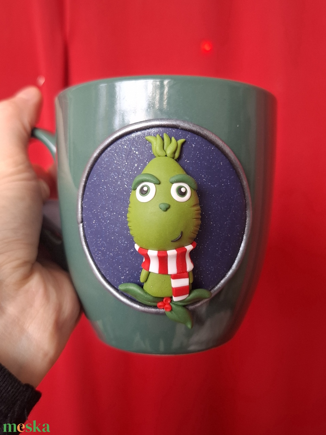 Grincs bögre - otthon & életmód - konyhafelszerelés, tálalás - tálalás - bögre & csésze - Meska.hu