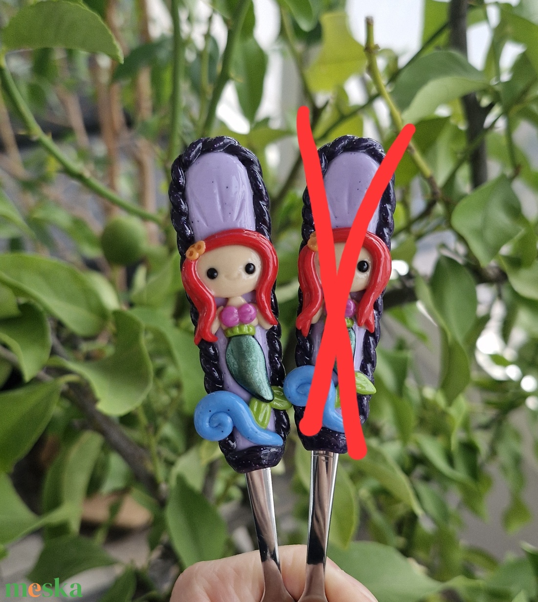 Sellő kanál - otthon & életmód - konyhafelszerelés, tálalás - tálalás - kanál & villa - Meska.hu