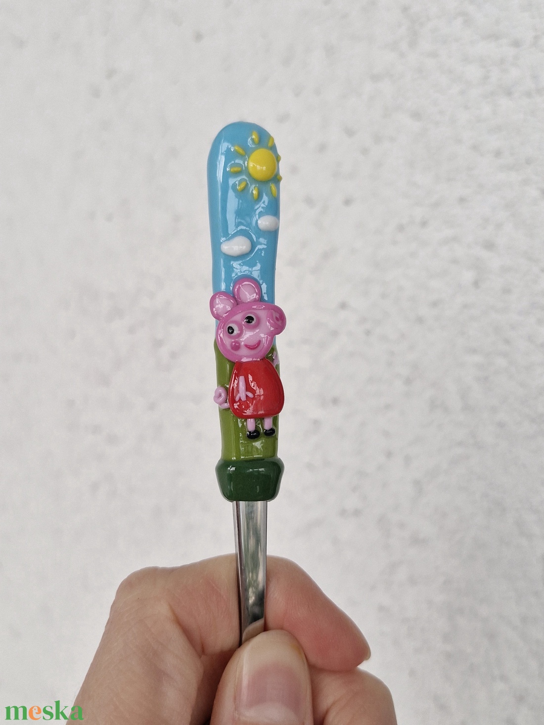 Peppa malac kanál - otthon & életmód - konyhafelszerelés, tálalás - tálalás - kanál & villa - Meska.hu