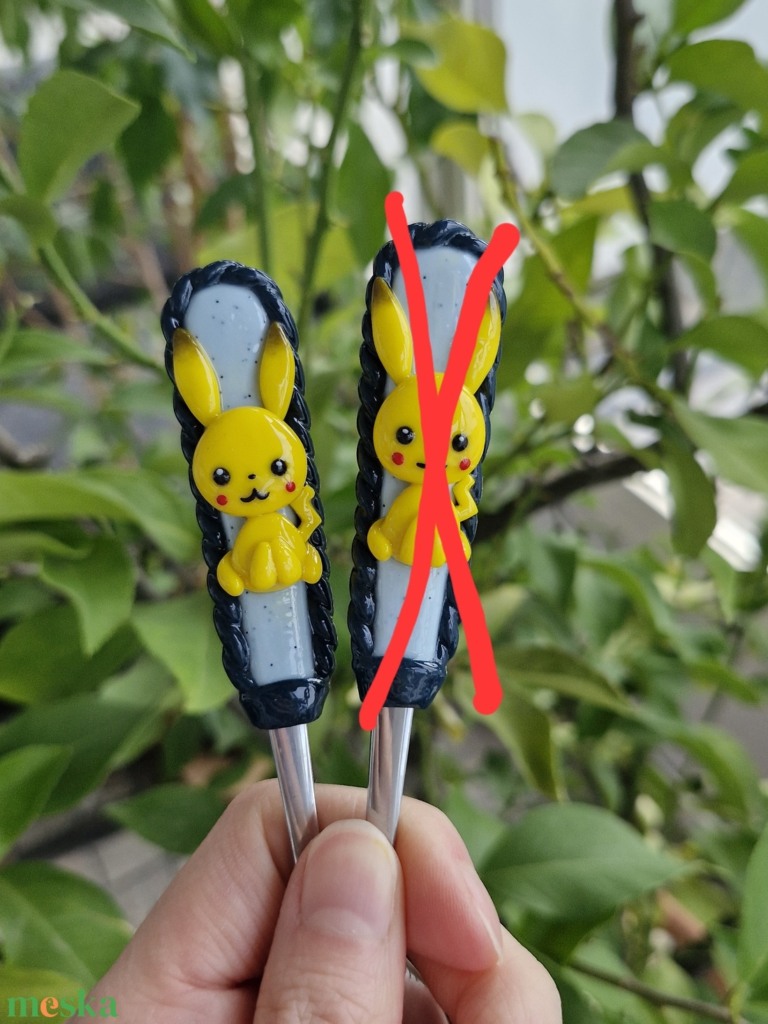 Pikachu kanál - otthon & életmód - konyhafelszerelés, tálalás - tálalás - kanál & villa - Meska.hu