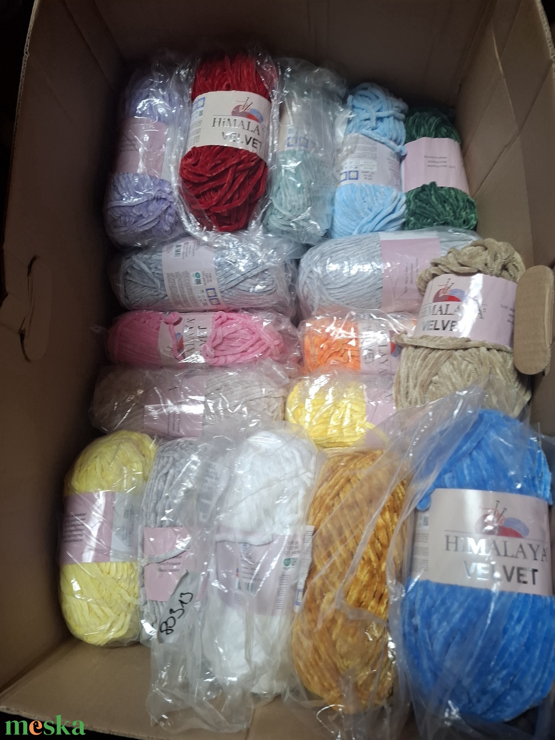 Himalaya Velvet fonal - kellékek & szerszámok - rövidáru - fonal, cérna - pamutfonal - Meska.hu