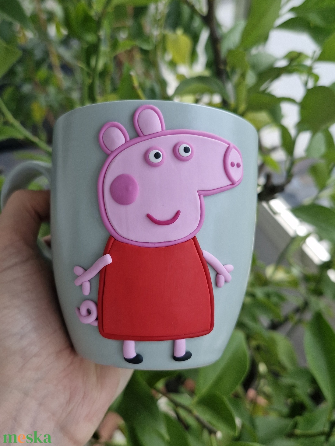 Peppa malac bögre - otthon & életmód - konyhafelszerelés, tálalás - tálalás - bögre & csésze - Meska.hu