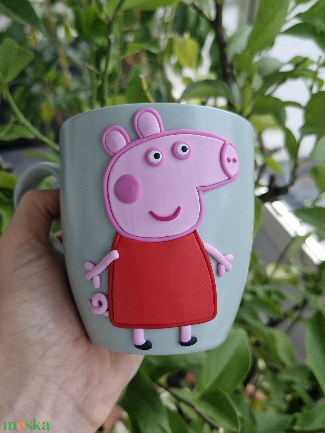 Peppa malac bögre - otthon & életmód - konyhafelszerelés, tálalás - tálalás - bögre & csésze - Meska.hu