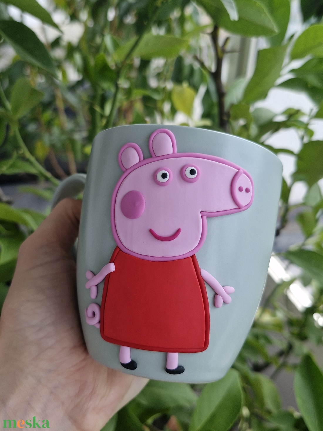 Peppa malac bögre - otthon & életmód - konyhafelszerelés, tálalás - tálalás - bögre & csésze - Meska.hu