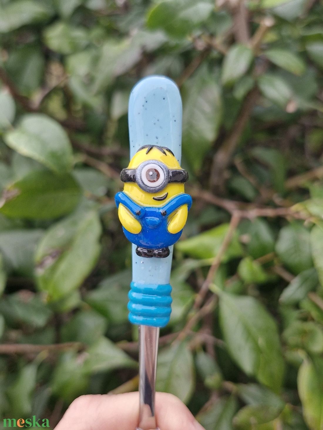 Minion kanál - otthon & életmód - konyhafelszerelés, tálalás - tálalás - kanál & villa - Meska.hu