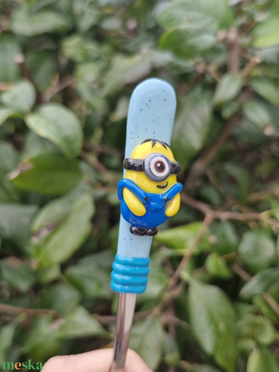 Minion kanál - otthon & életmód - konyhafelszerelés, tálalás - tálalás - kanál & villa - Meska.hu