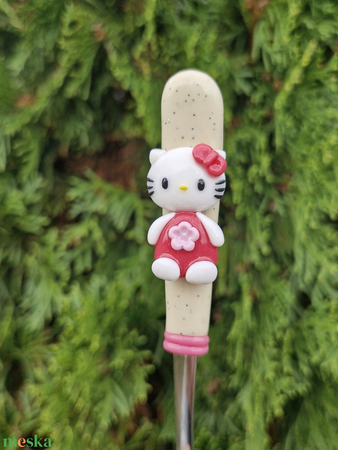 Hello Kitty kanál - otthon & életmód - konyhafelszerelés, tálalás - tálalás - kanál & villa - Meska.hu