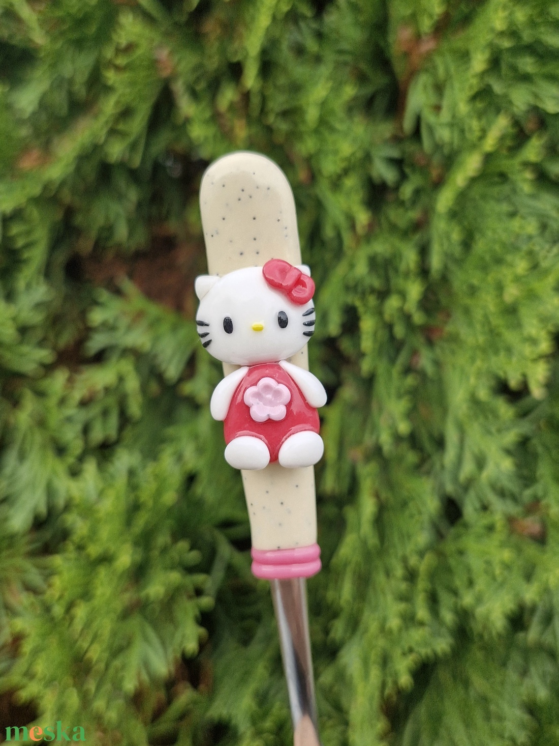 Hello Kitty kanál - otthon & életmód - konyhafelszerelés, tálalás - tálalás - kanál & villa - Meska.hu