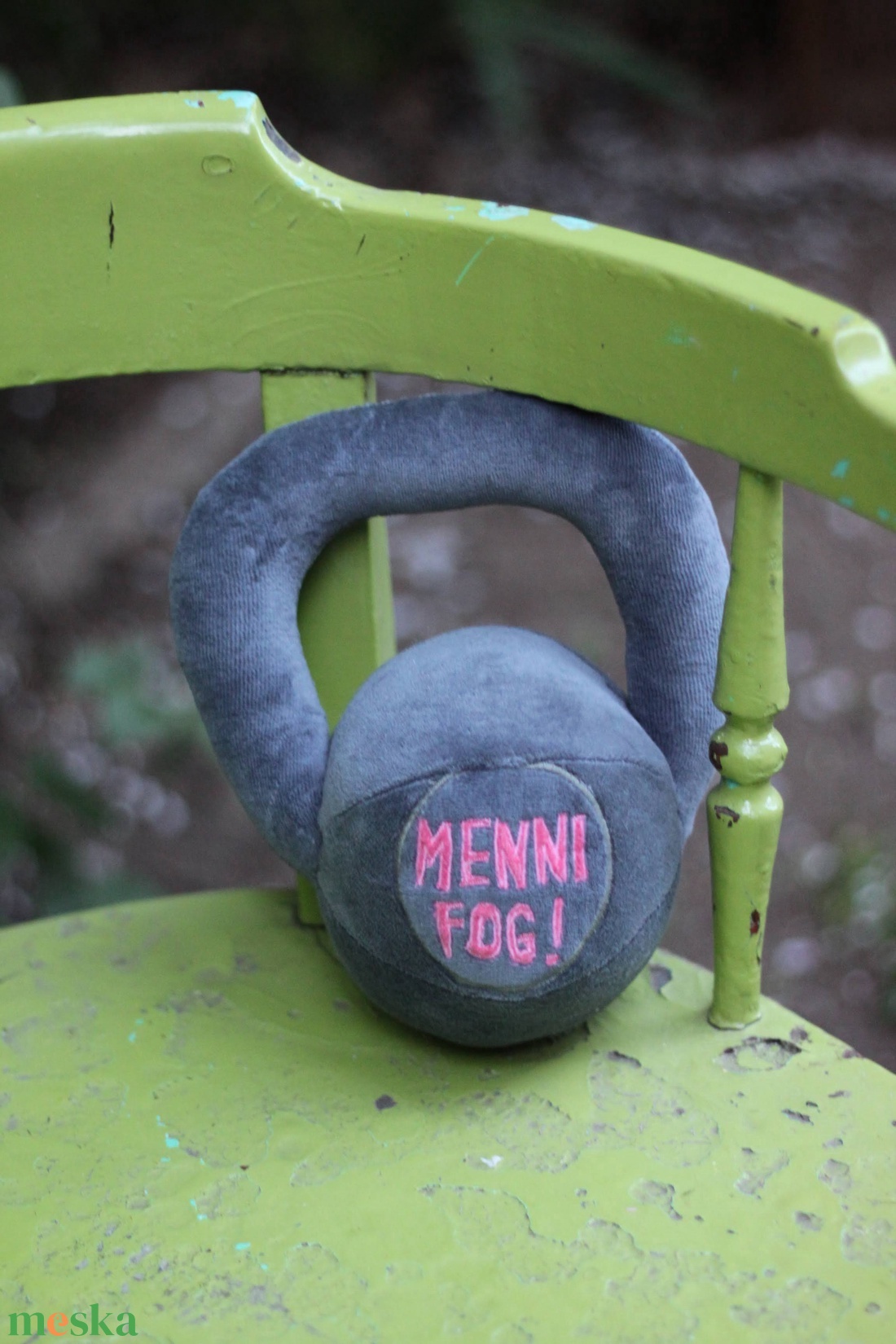Kicsi Plüss kettlebell - játék & sport - plüssállat & játékfigura - más figura - Meska.hu