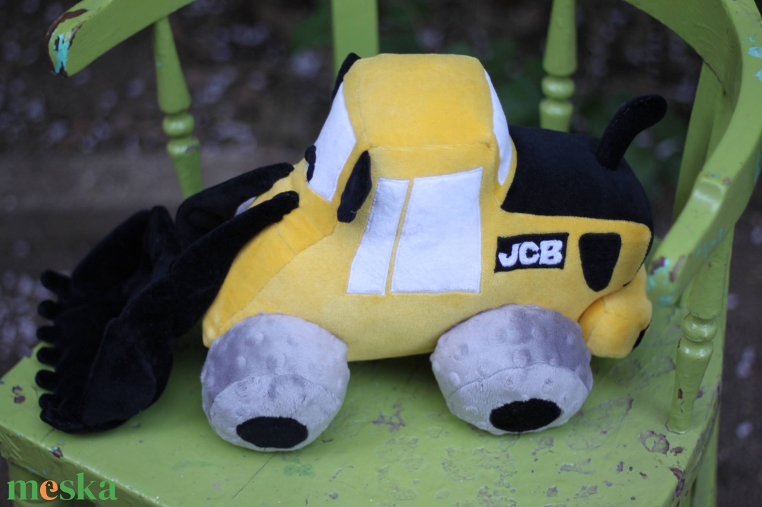 JCB homlokrakodó plüss járgány - játék & sport - plüssállat & játékfigura - robot & gép - Meska.hu JCB homlokrakodó plüss járgány - játék & sport - plüssállat & játékfigura - robot & gép - Meska.hu
