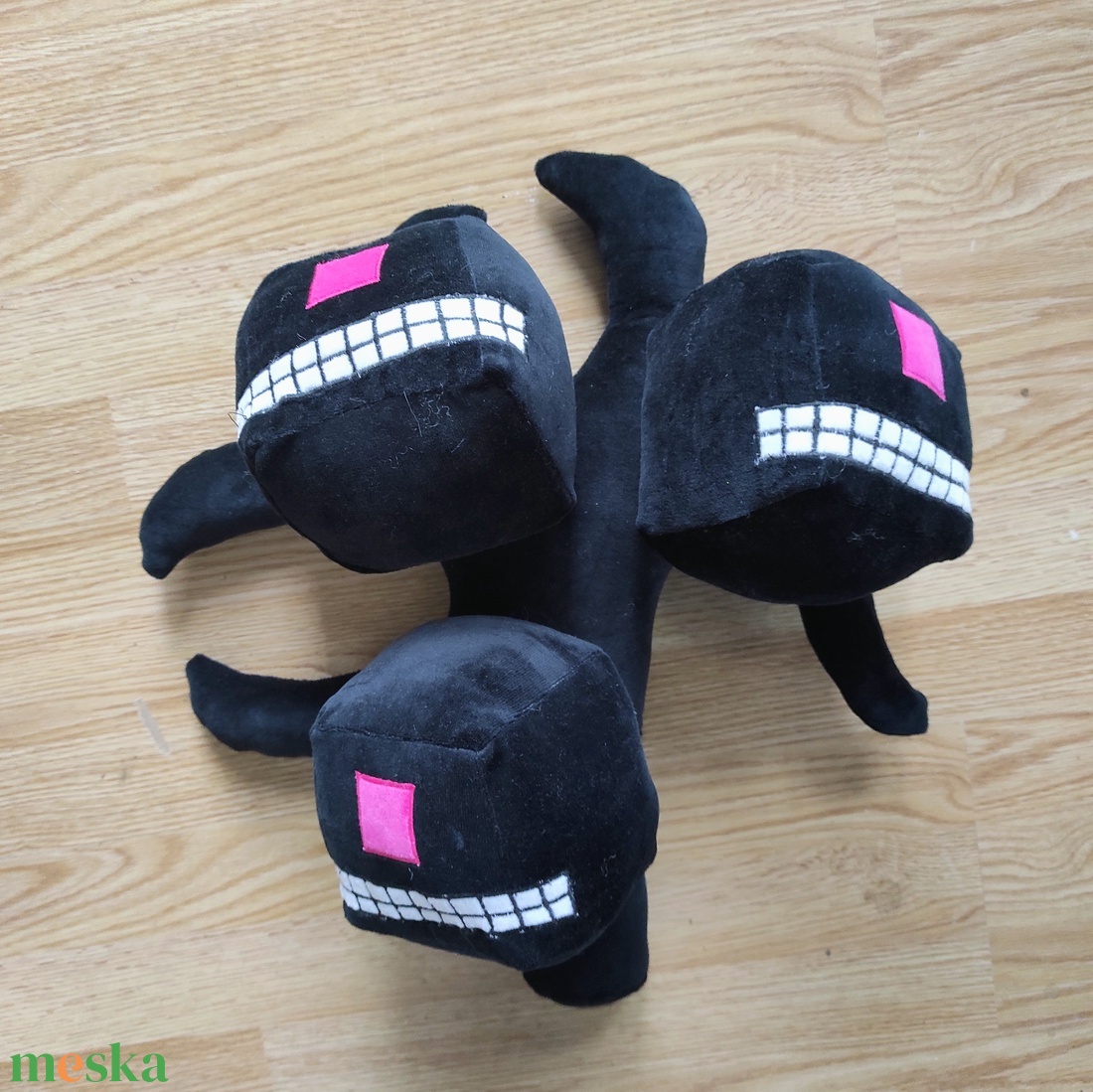 Minecraft Whiterstorm plüss, levehető fejekkel  - játék & sport - plüssállat & játékfigura - más figura - Meska.hu