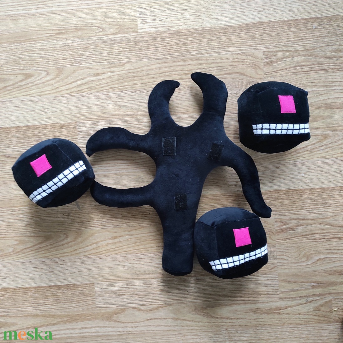 Minecraft Whiterstorm plüss, levehető fejekkel  - játék & sport - plüssállat & játékfigura - más figura - Meska.hu