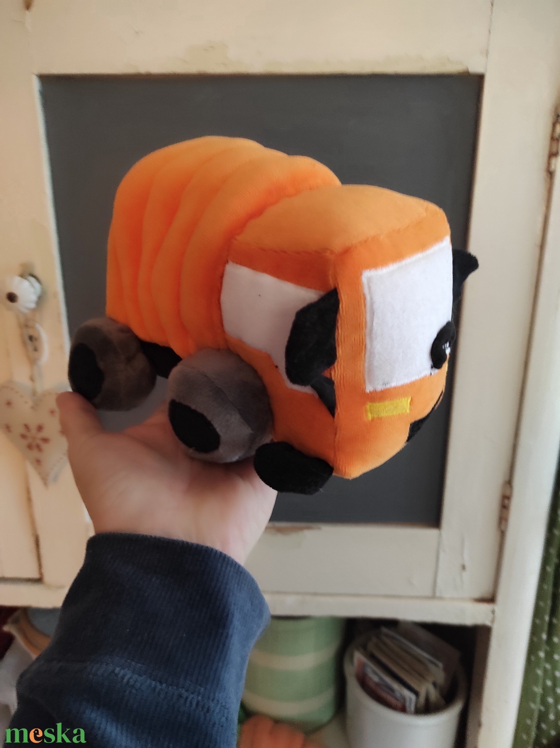 Hátul pakolható kicsi kukásautó - játék & sport - plüssállat & játékfigura - plüss autó & motor - Meska.hu