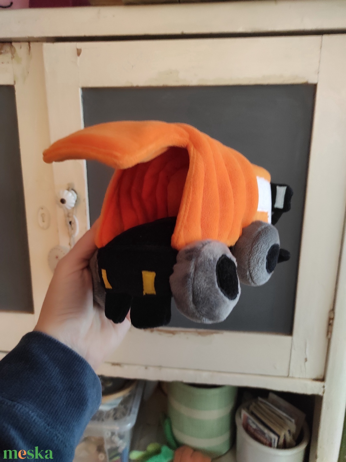 Hátul pakolható kicsi kukásautó - játék & sport - plüssállat & játékfigura - plüss autó & motor - Meska.hu