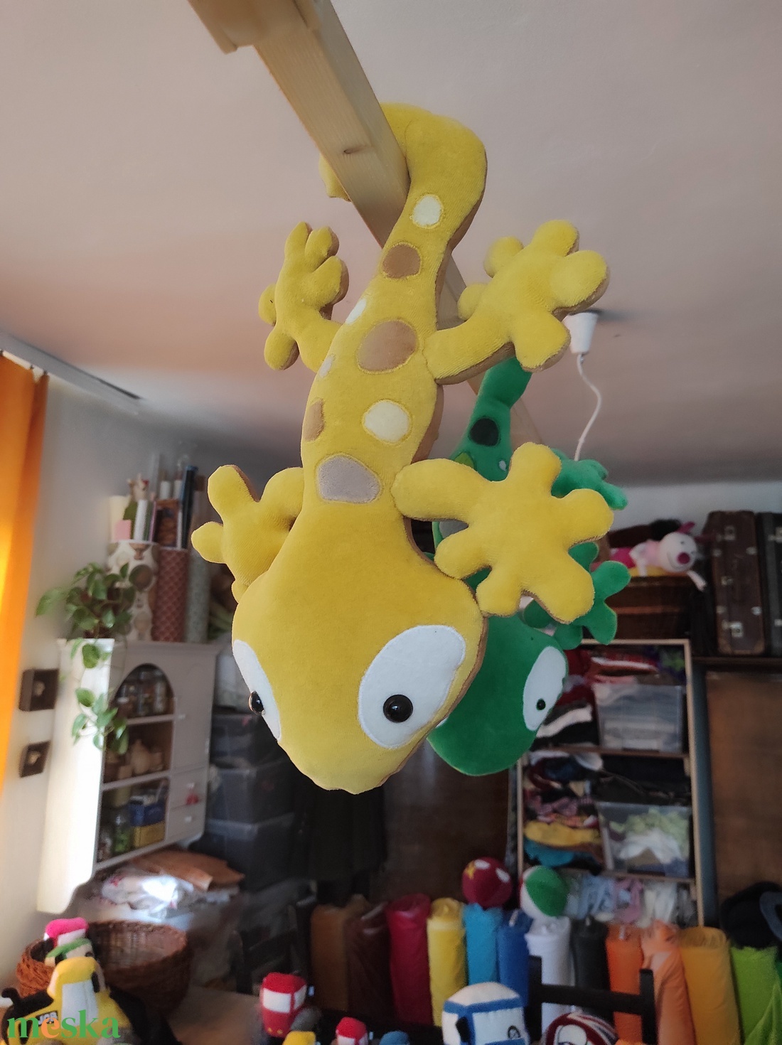 Gekkó - játék & sport - plüssállat & játékfigura - más figura - Meska.hu