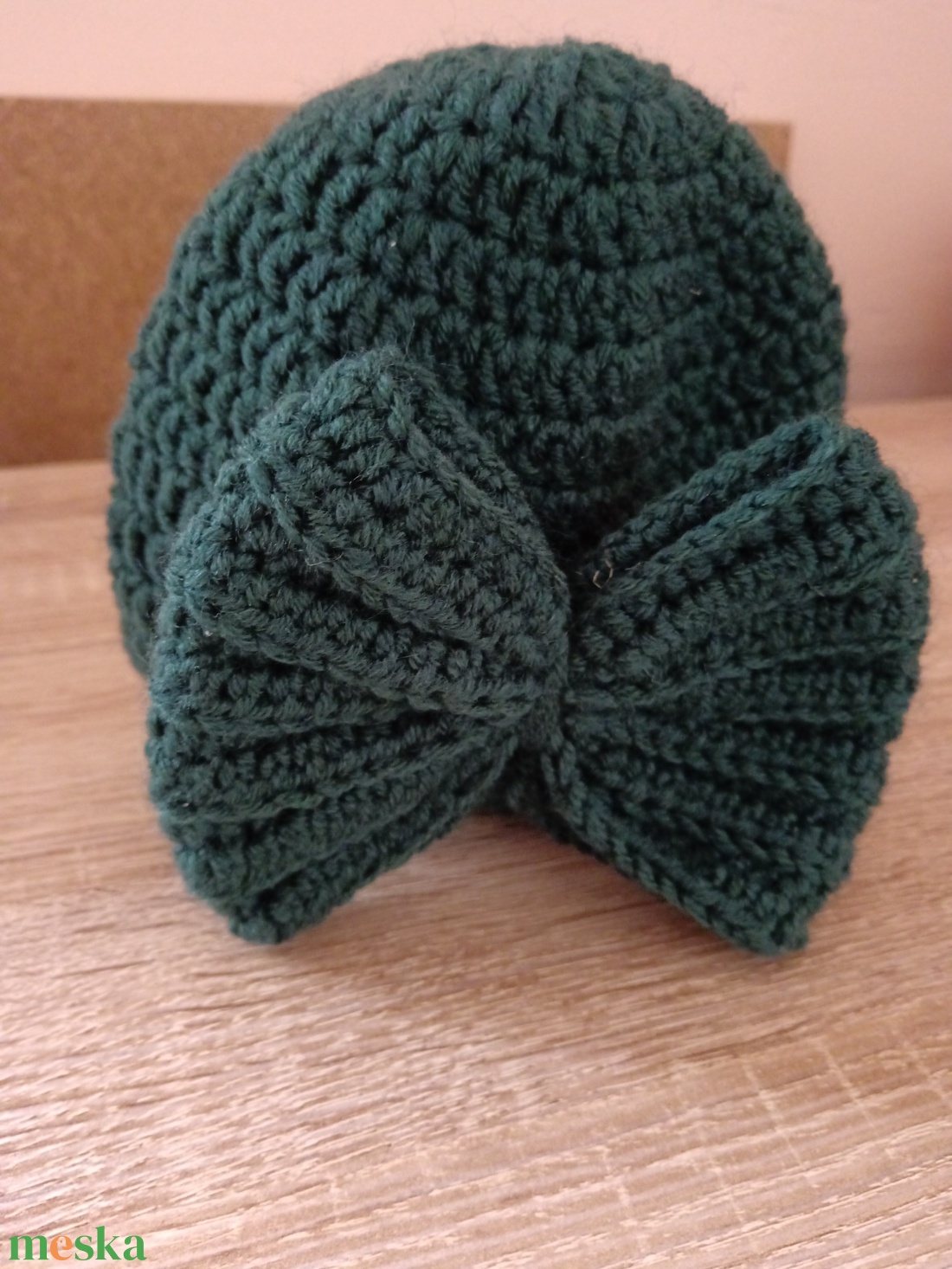 Horgolt masnis kislány sapka  - ruha & divat - babaruha & gyerekruha - Meska.hu