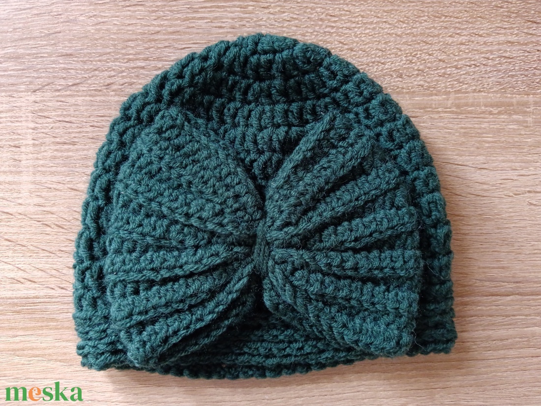 Horgolt masnis kislány sapka  - ruha & divat - babaruha & gyerekruha - Meska.hu