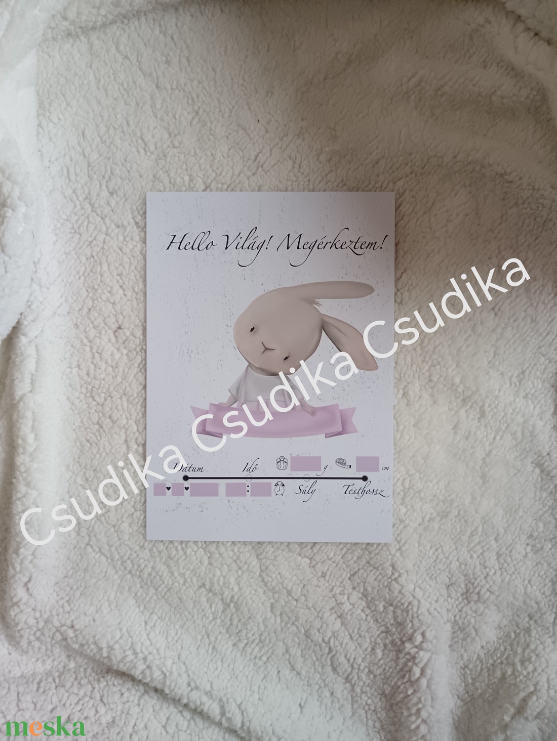 Baba emlékőrző kép  - otthon & életmód - babaszoba, gyerekszoba - babaszoba, gyerekszoba - Meska.hu