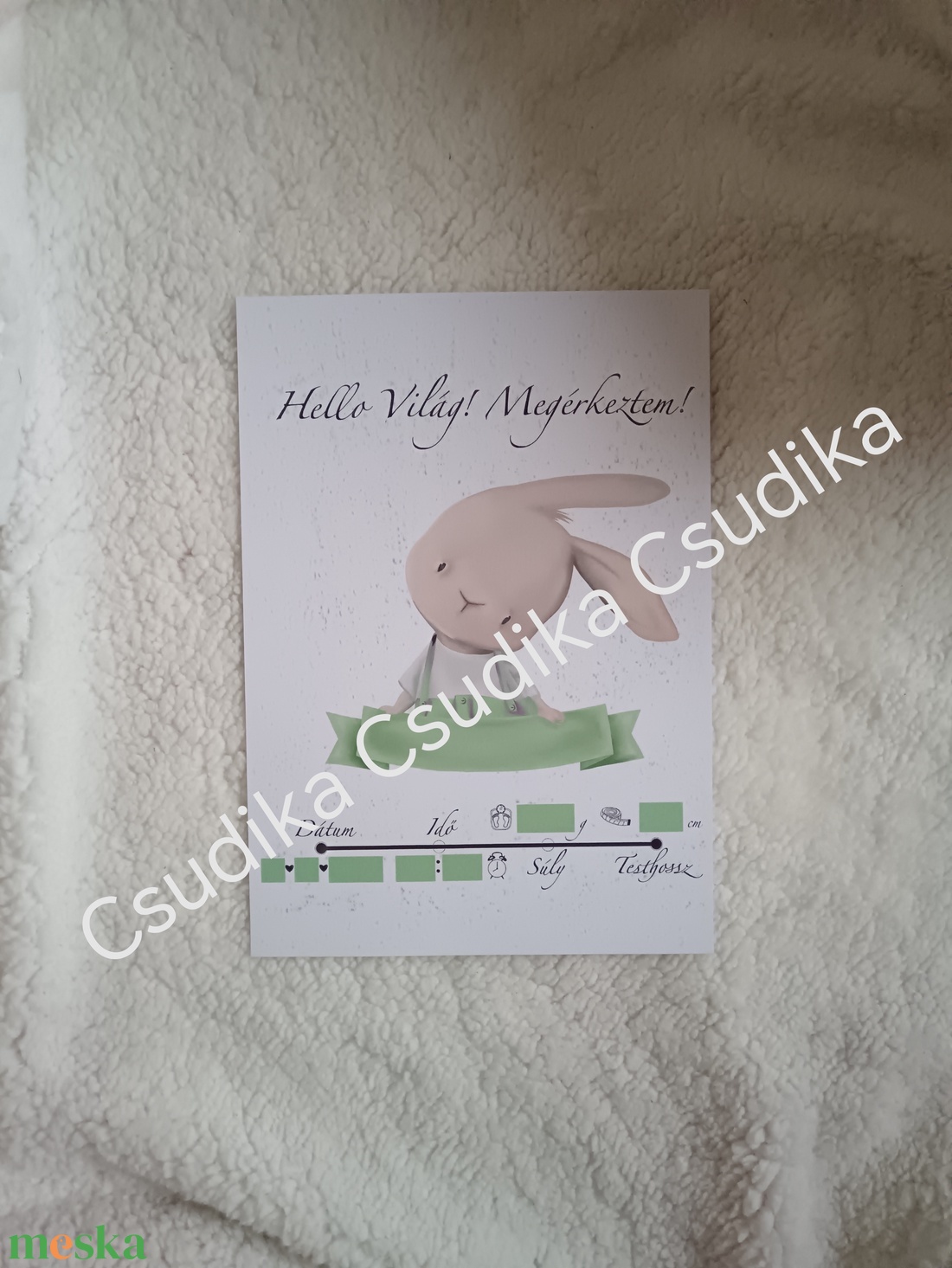 Baba emlékőrző kép  - otthon & életmód - babaszoba, gyerekszoba - babaszoba, gyerekszoba - Meska.hu