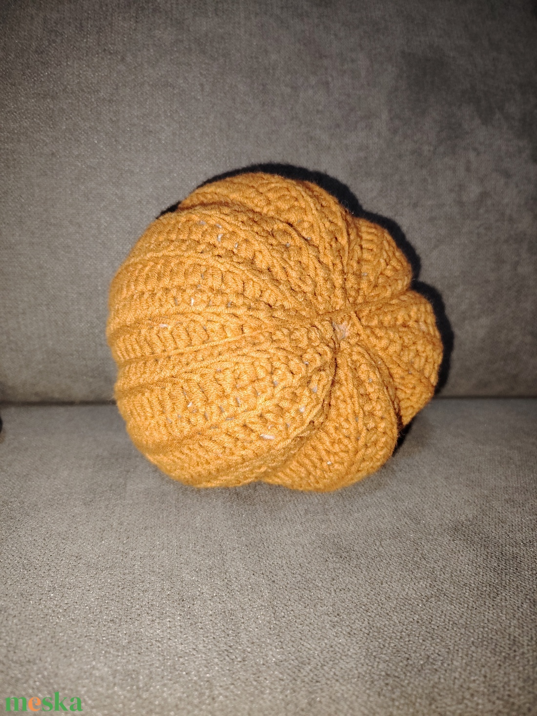 Horgolt tök - kellékek & szerszámok - dekorációs kellékek - őszi dekor - őszi dekortök - Meska.hu