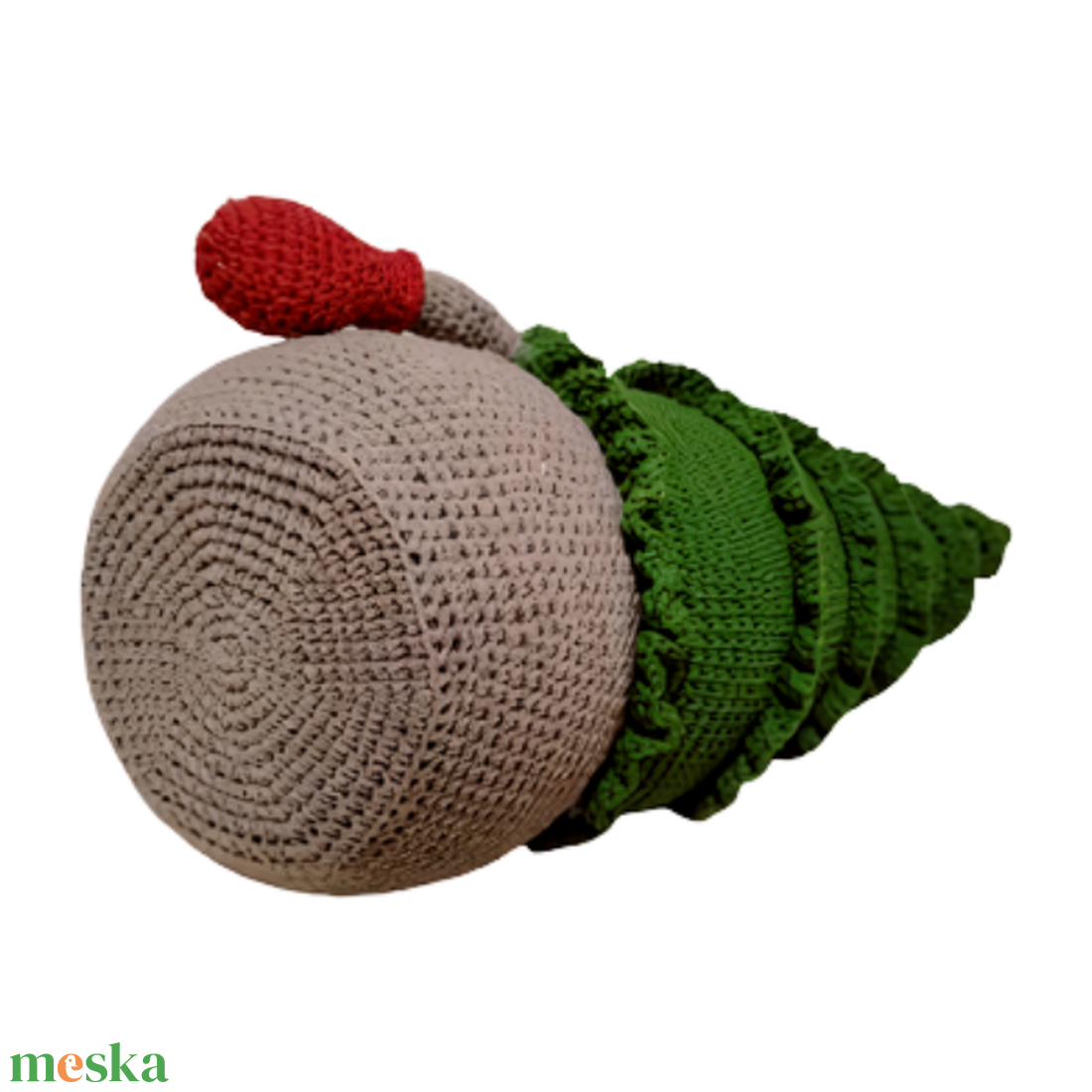 Horgolt fenyőfa manó - karácsony - karácsonyi lakásdekoráció - karácsonyfa, grincsfa - Meska.hu