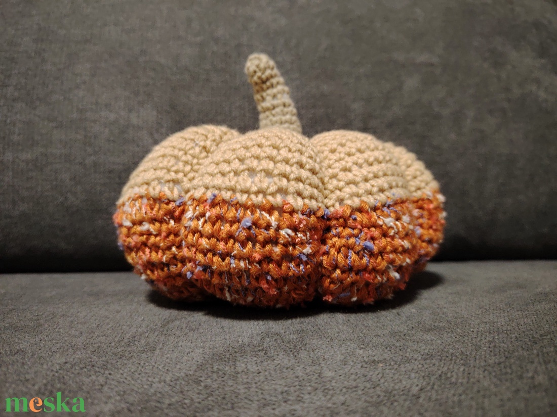 Horgolt tök - kellékek & szerszámok - dekorációs kellékek - őszi dekor - őszi dekortök - Meska.hu