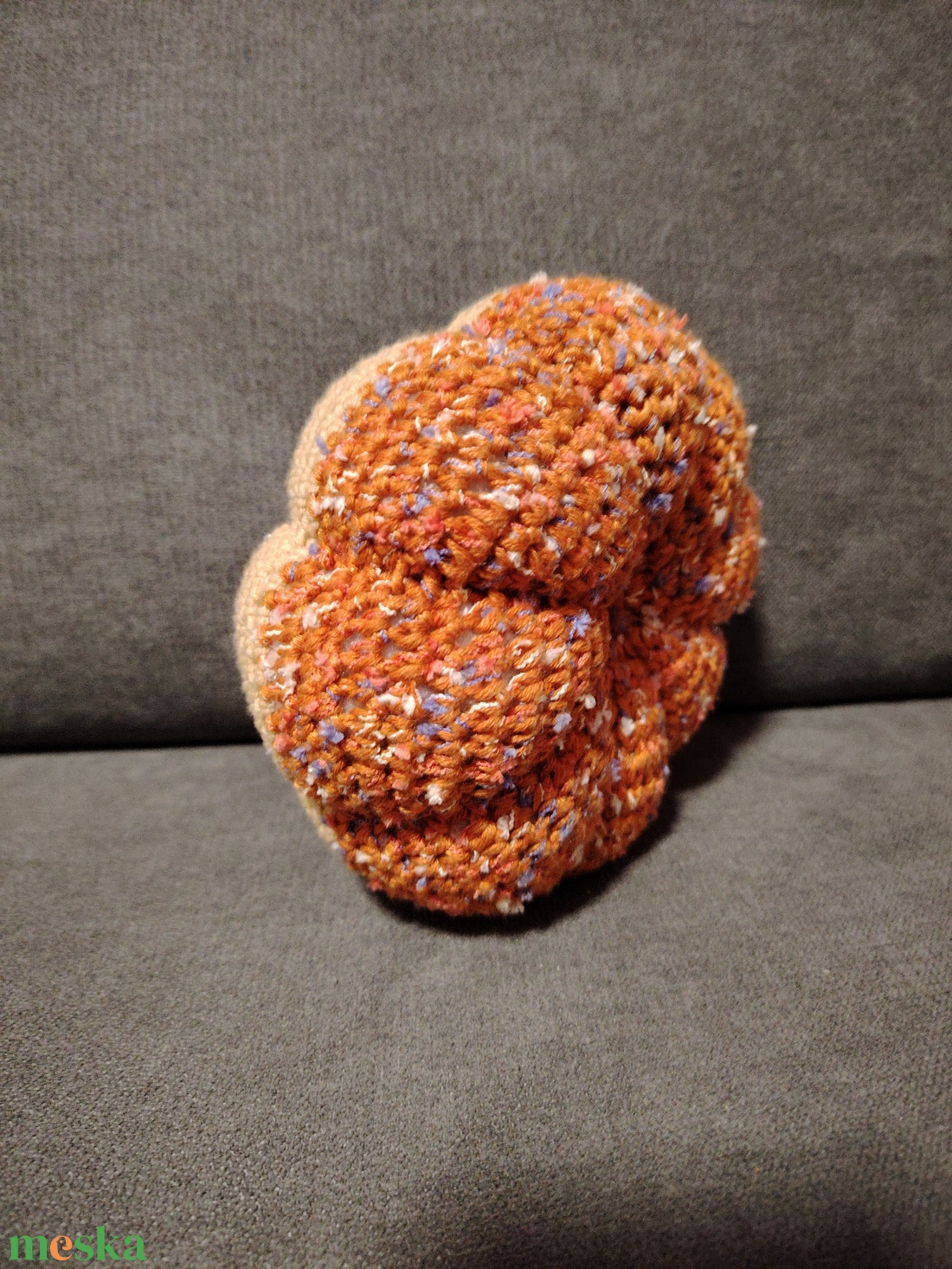 Horgolt tök - kellékek & szerszámok - dekorációs kellékek - őszi dekor - őszi dekortök - Meska.hu