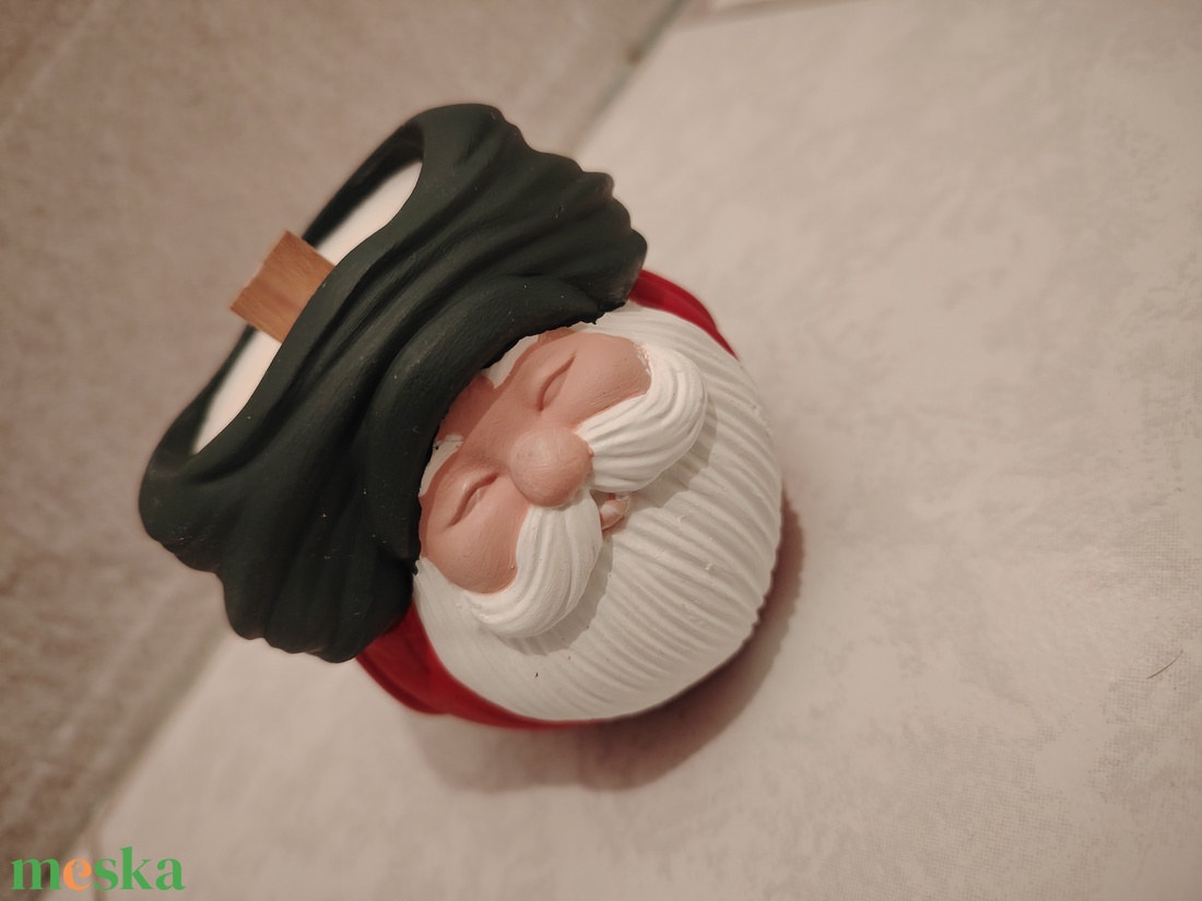 Mikulásos gyertya - karácsony - karácsonyi lakásdekoráció - karácsonyi illatgyertya, mécses - Meska.hu