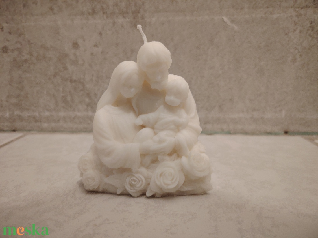 Szent Család gyertya - karácsony - adventi díszek - adventi gyertyadíszek és koszorúdíszek - Meska.hu