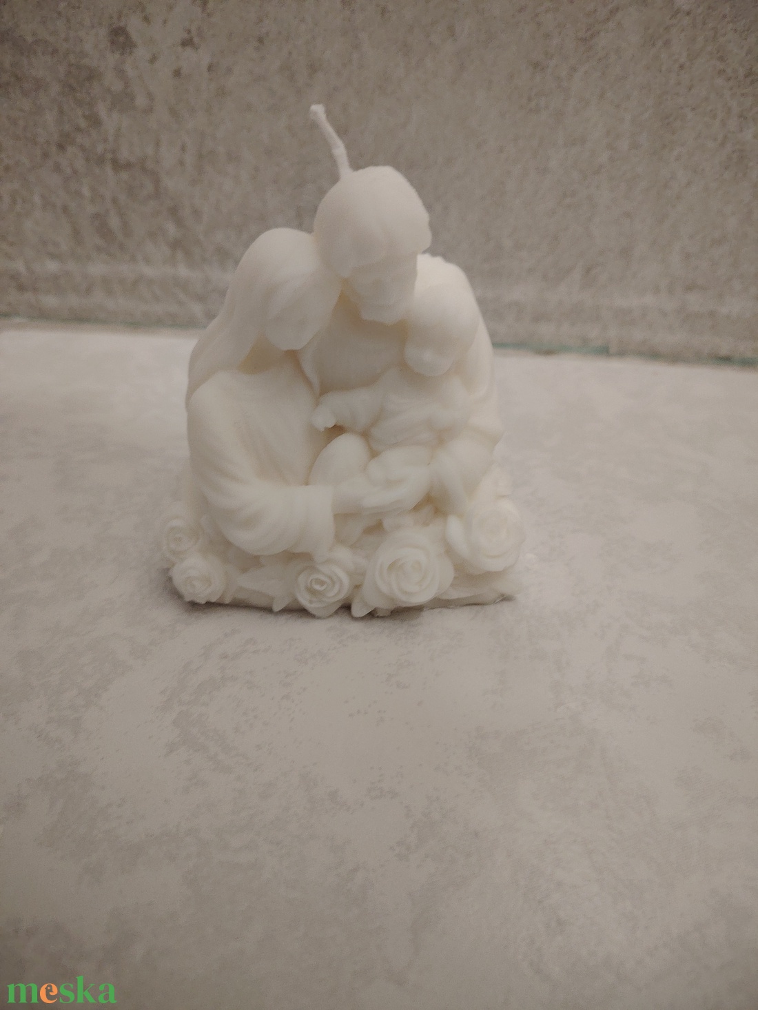 Szent Család gyertya - karácsony - adventi díszek - adventi gyertyadíszek és koszorúdíszek - Meska.hu