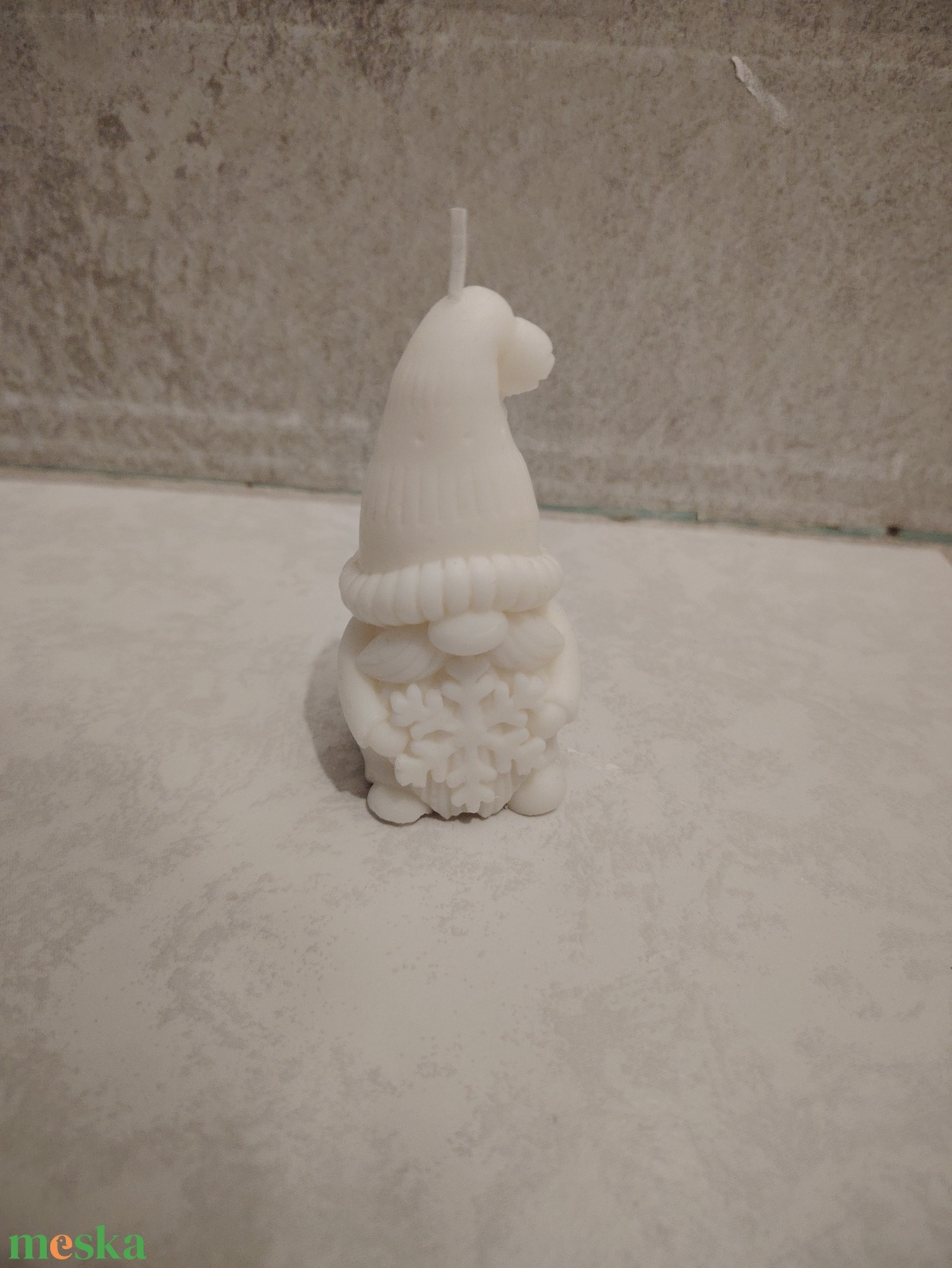 Karácsonyi manó gyertya - karácsony - karácsonyi lakásdekoráció - karácsonyi illatgyertya, mécses - Meska.hu