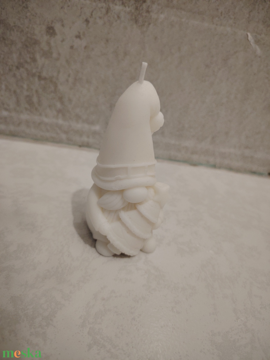 Karácsonyi manó gyertya - karácsony - adventi díszek - adventi gyertyadíszek és koszorúdíszek - Meska.hu