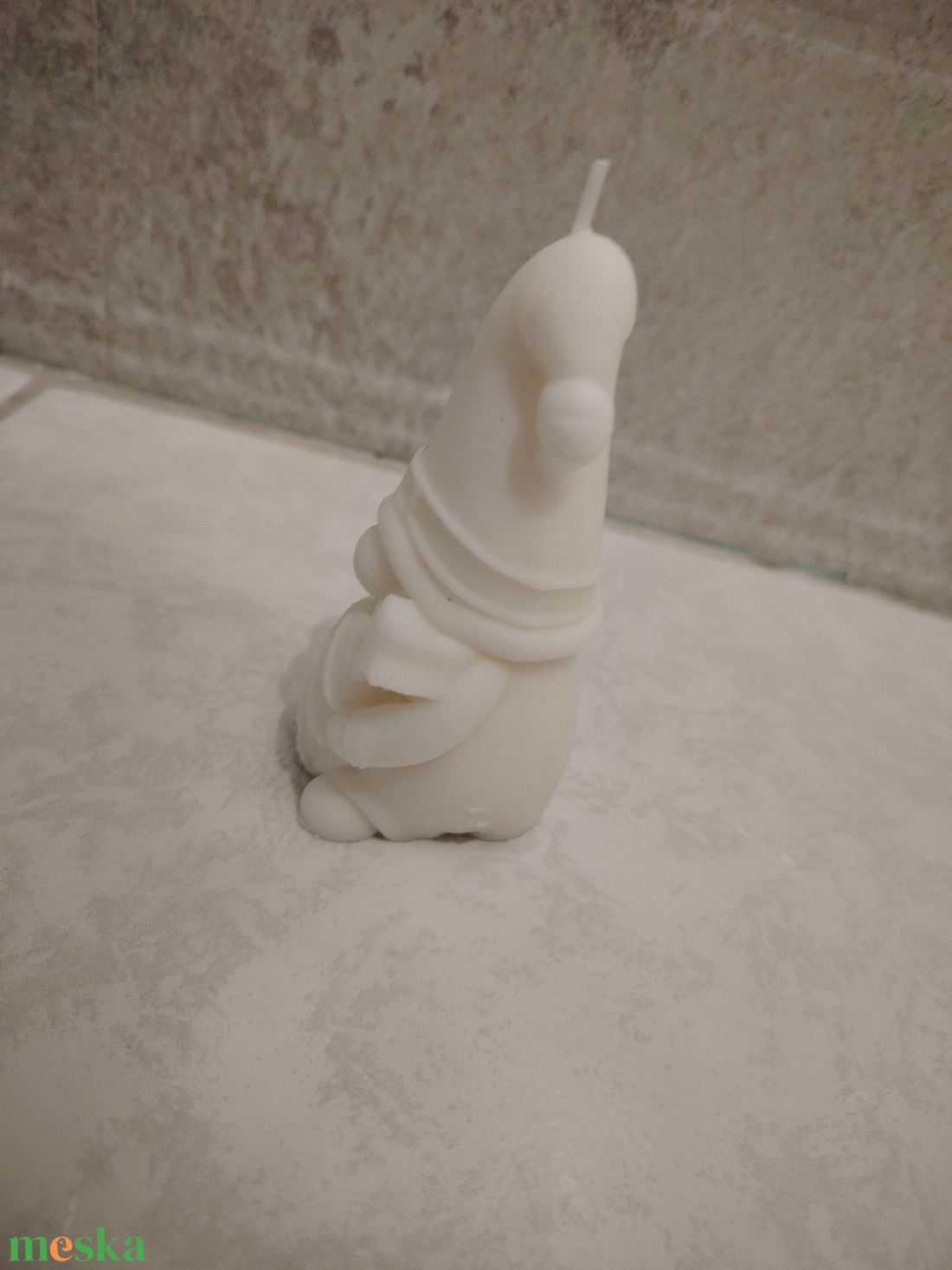 Karácsonyi manó gyertya - karácsony - adventi díszek - adventi gyertyadíszek és koszorúdíszek - Meska.hu