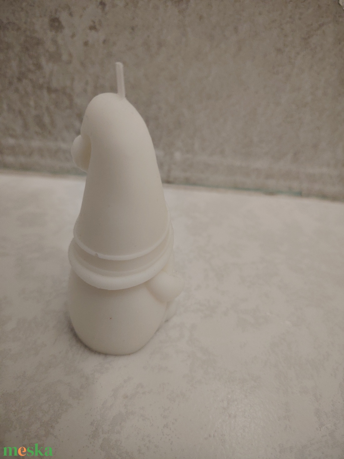 Karácsonyi manó gyertya - karácsony - adventi díszek - adventi gyertyadíszek és koszorúdíszek - Meska.hu