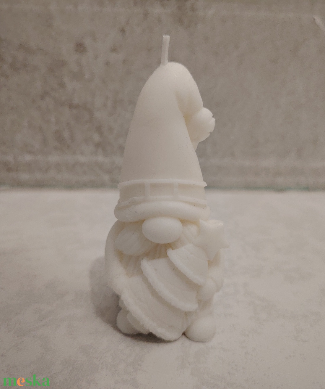 Karácsonyi manó gyertya - karácsony - adventi díszek - adventi gyertyadíszek és koszorúdíszek - Meska.hu