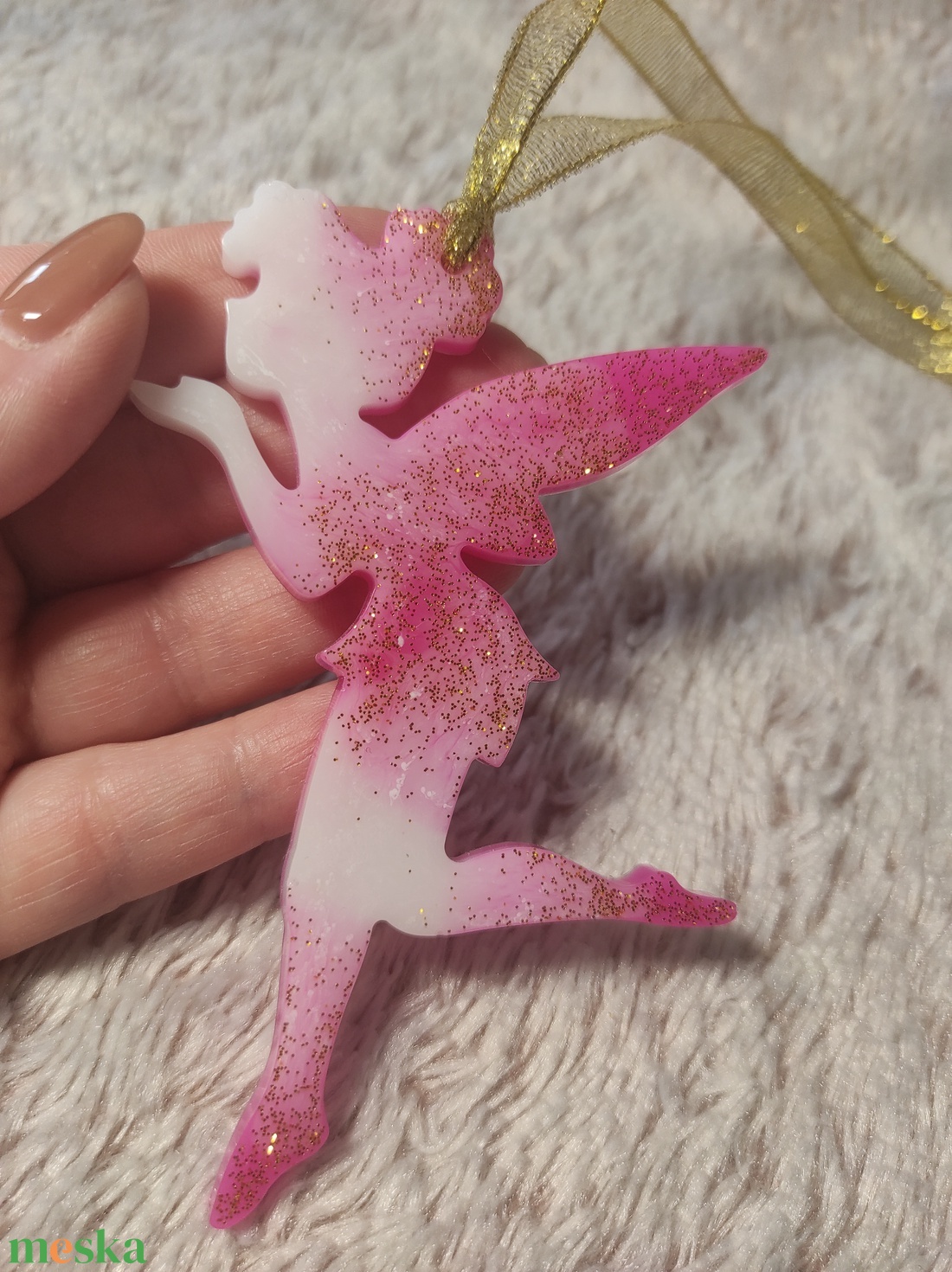 Tündér dísz  - karácsony - karácsonyi lakásdekoráció - ünnepi asztaldekoráció - Meska.hu