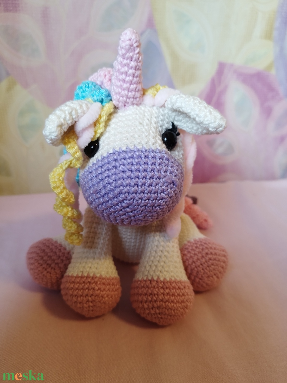 Amigurumi horgolt szivárvány unikornis - játék & sport - plüssállat & játékfigura - unikornis - Meska.hu Amigurumi horgolt szivárvány unikornis - játék & sport - plüssállat & játékfigura - unikornis - Meska.hu