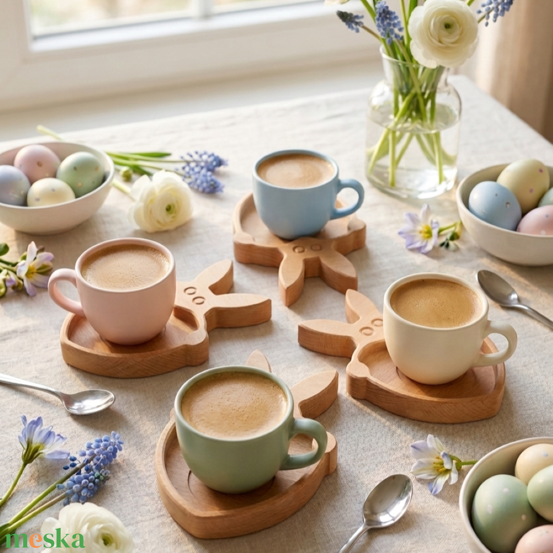 Csupaszív Nyuszi - Párban - ünnepi díszek, dekorációk - húsvéti díszek és dekorációk - húsvéti tálalás - Meska.hu