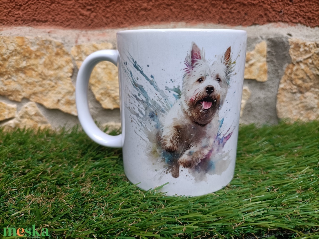 Westie bögre - otthon & életmód - konyhafelszerelés, tálalás - tálalás - bögre & csésze - Meska.hu Westie bögre - otthon & életmód - konyhafelszerelés, tálalás - tálalás - bögre & csésze - Meska.hu