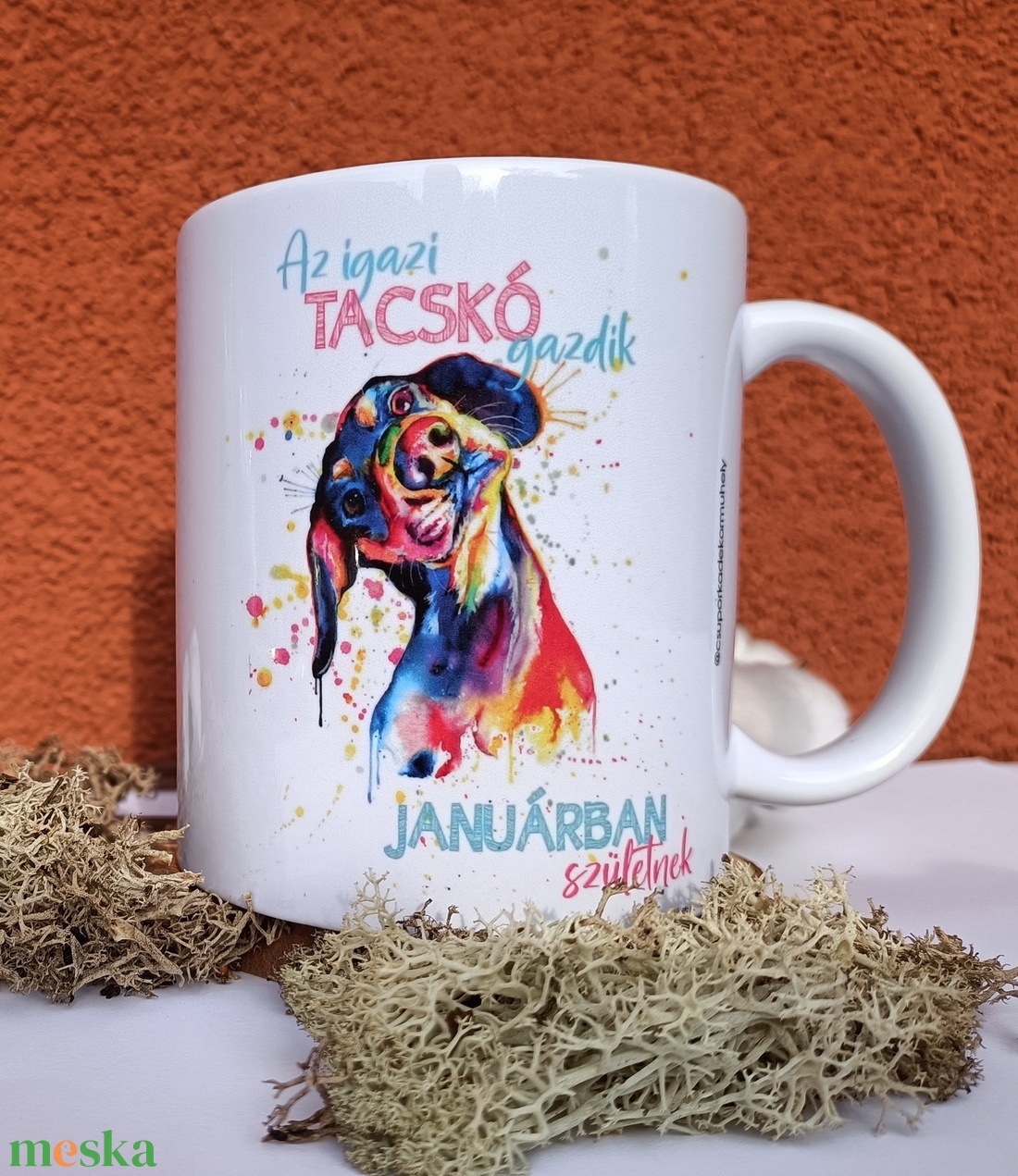 Tacskós bögre - szülinapos (január) - otthon & életmód - konyhafelszerelés, tálalás - tálalás - bögre & csésze - Meska.hu Tacskós bögre - szülinapos (január) - otthon & életmód - konyhafelszerelés, tálalás - tálalás - bögre & csésze - Meska.hu