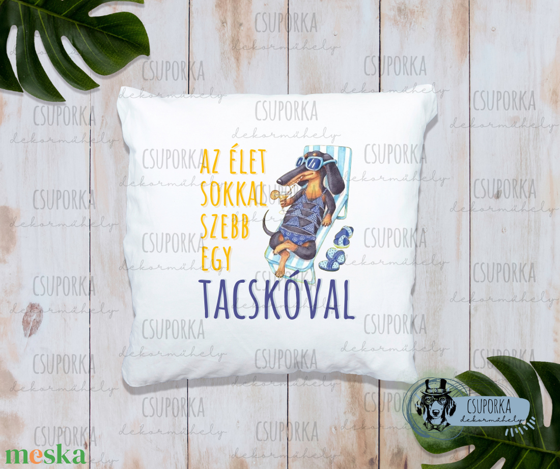 Párnahuzat tacsis - nyár - otthon & életmód - lakástextil - párna & párnahuzat - Meska.hu