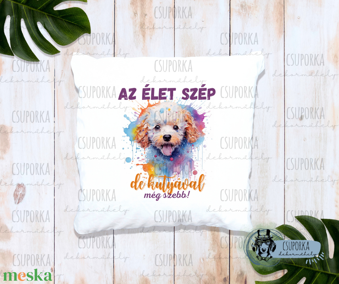 Párnahuzat kutyás - doodlee - otthon & életmód - lakástextil - párna & párnahuzat - Meska.hu Párnahuzat kutyás - doodlee - otthon & életmód - lakástextil - párna & párnahuzat - Meska.hu