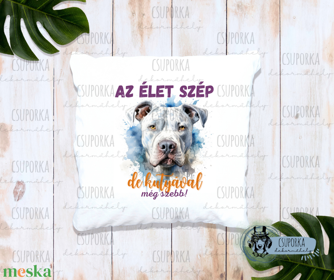 Párnahuzat kutyás - pitbull - otthon & életmód - lakástextil - párna & párnahuzat - Meska.hu Párnahuzat kutyás - pitbull - otthon & életmód - lakástextil - párna & párnahuzat - Meska.hu