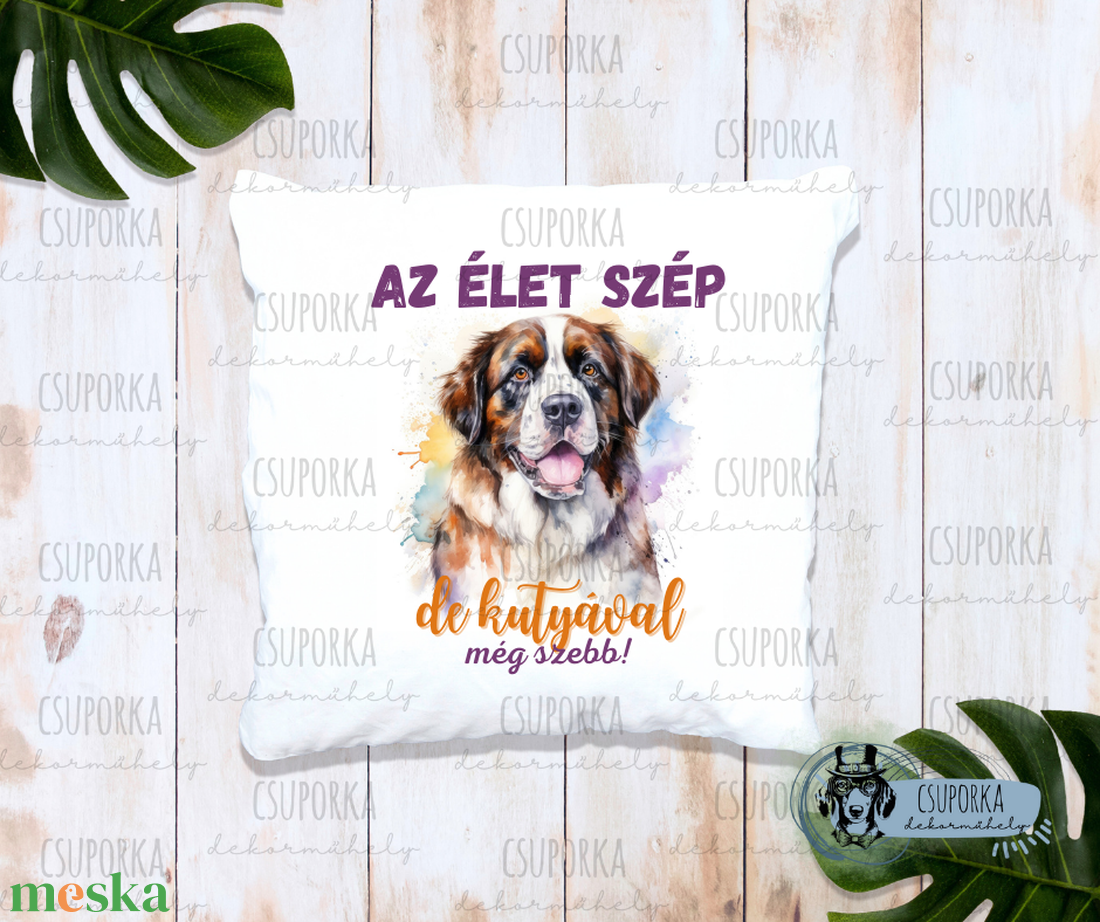 Párnahuzat kutyás - bernáthegyi - otthon & életmód - lakástextil - párna & párnahuzat - Meska.hu Párnahuzat kutyás - bernáthegyi - otthon & életmód - lakástextil - párna & párnahuzat - Meska.hu
