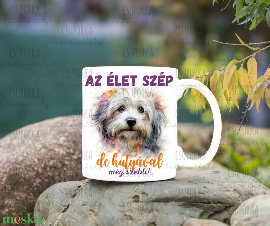 Kutyás bögre - Bichon Havagnese - otthon & életmód - konyhafelszerelés, tálalás - tálalás - bögre & csésze - Meska.hu Kutyás bögre - Bichon Havagnese - otthon & életmód - konyhafelszerelés, tálalás - tálalás - bögre & csésze - Meska.hu