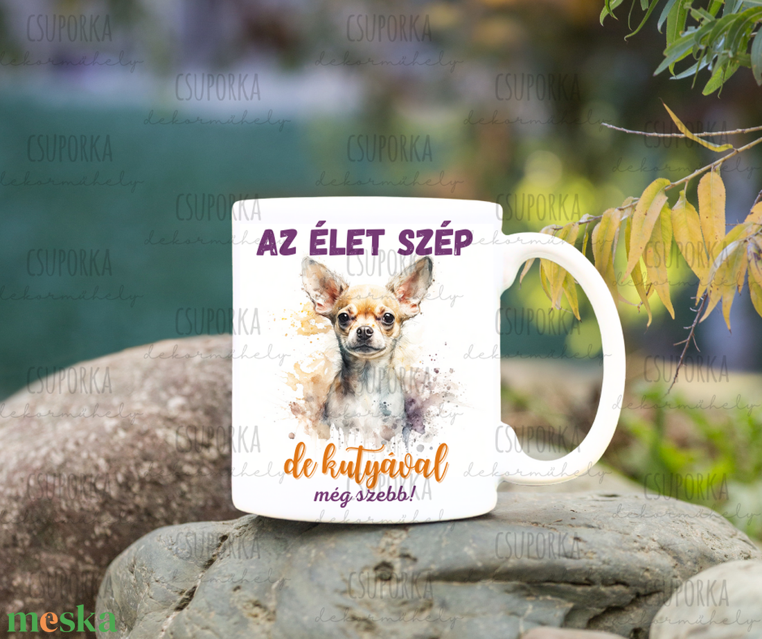 Kutyás bögre - Csivava - otthon & életmód - konyhafelszerelés, tálalás - tálalás - bögre & csésze - Meska.hu Kutyás bögre - Csivava - otthon & életmód - konyhafelszerelés, tálalás - tálalás - bögre & csésze - Meska.hu