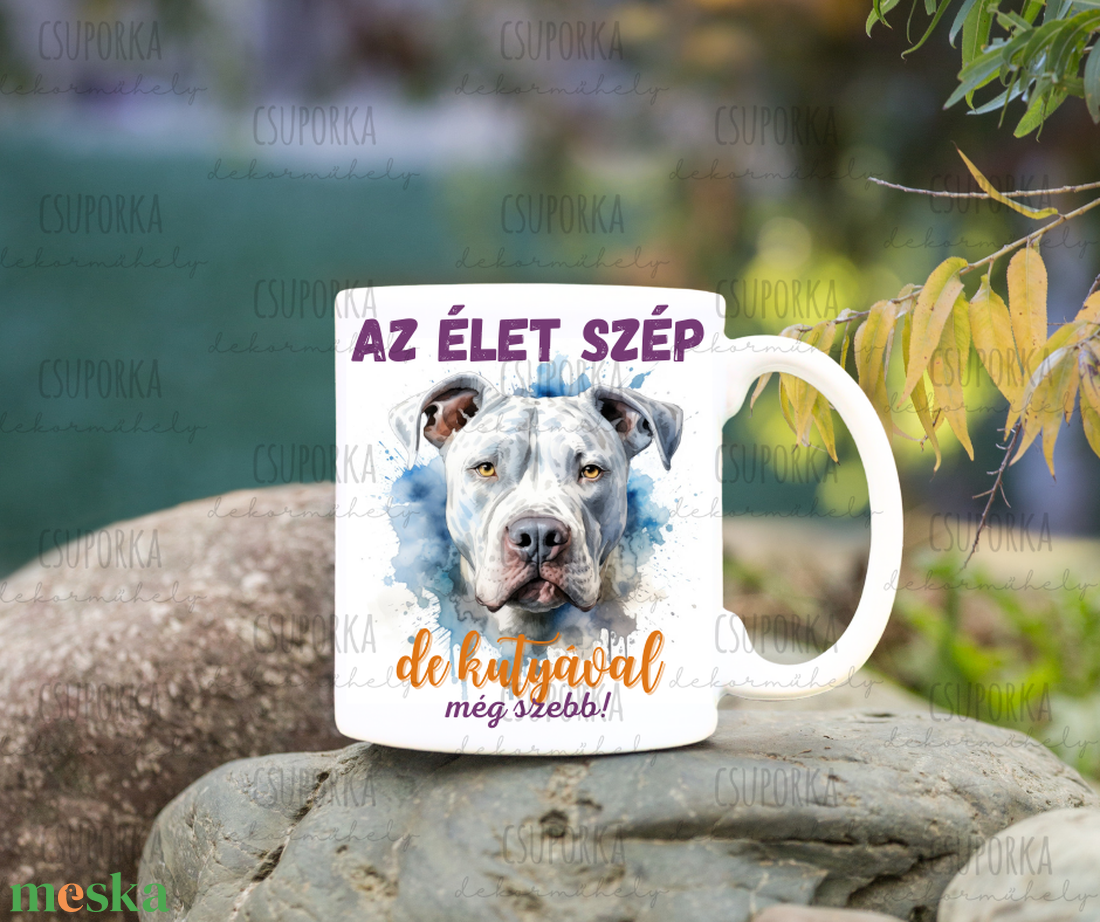 Kutyás bögre - Pittbull - otthon & életmód - konyhafelszerelés, tálalás - tálalás - bögre & csésze - Meska.hu Kutyás bögre - Pittbull - otthon & életmód - konyhafelszerelés, tálalás - tálalás - bögre & csésze - Meska.hu